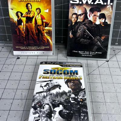 3 PSP Games: Swat, Socom, Sahara 