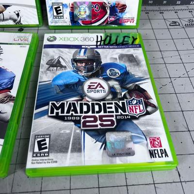 6 XBOX 360 Sports Games
