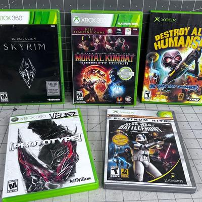 5 XBOX 360 Games - Space Themed