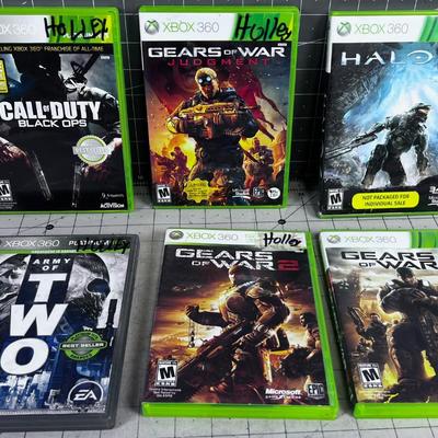 6 XBOX 360 War Games