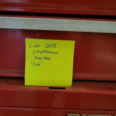 Red Craftsman Tool Box