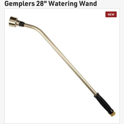 Pair of New Gempler’s Watering Wands with Comfort Grip & Shut-off Valve