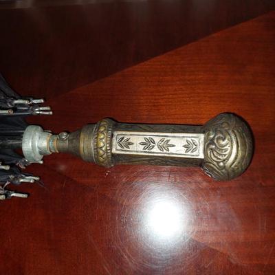 Vintage Barun brass handle umbrella