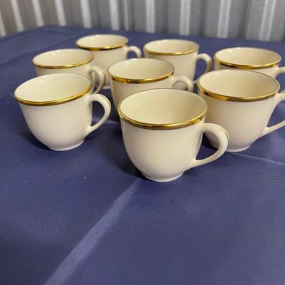 8 Lenox GOLD cups