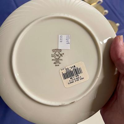 Lenox gold rim plates