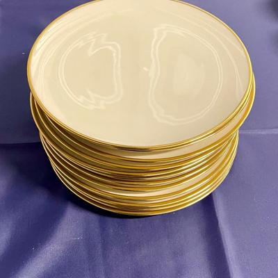 Lenox gold rim plates