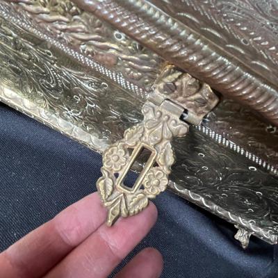 Silver plate jewelry box