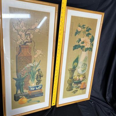 2 oriental art prints