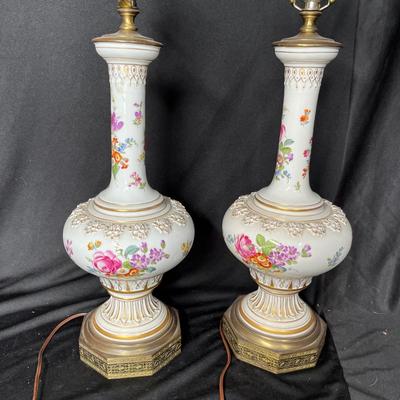 Meissen Lamps