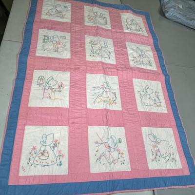 Sun bonnet Sue quilt