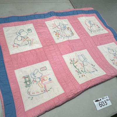 Sun bonnet Sue quilt