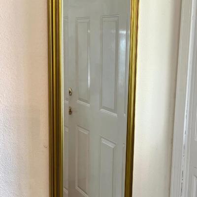 BOMBAY COMPANY Gold Framed Wall Mirror