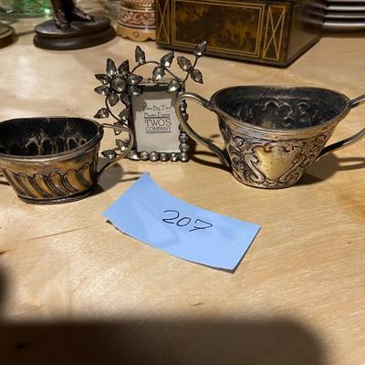 Lot of Three Silver Tone Odds and Ends