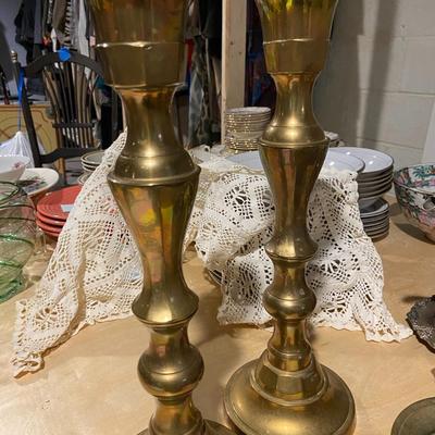 Lot of Three Brass Decorative Items