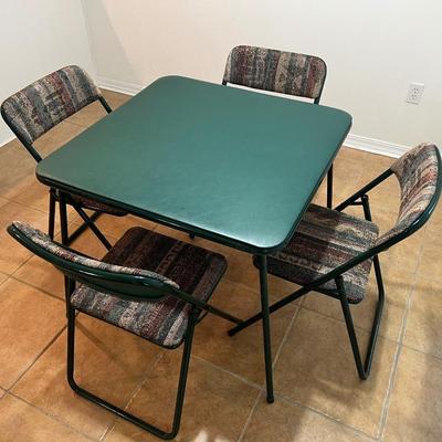 Folding Card Table & Chairs