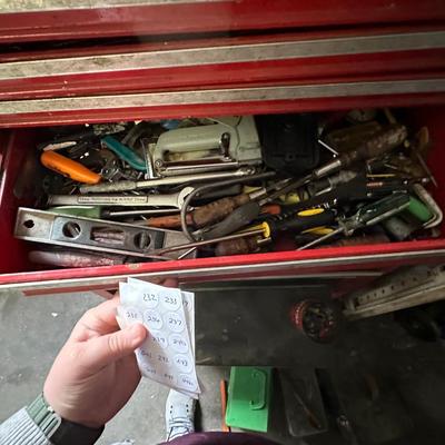 Craftsman Tool box, and Tools ( HUGE LOT)