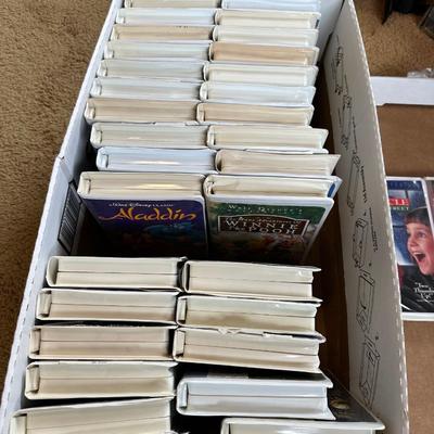 Disney VHS Tapes LOT (55 plus disney Movies)