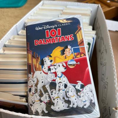 Disney VHS Tapes LOT (55 plus disney Movies)