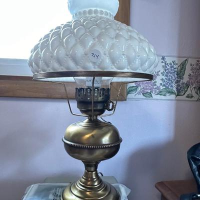 Antique Brass Oil Lamps