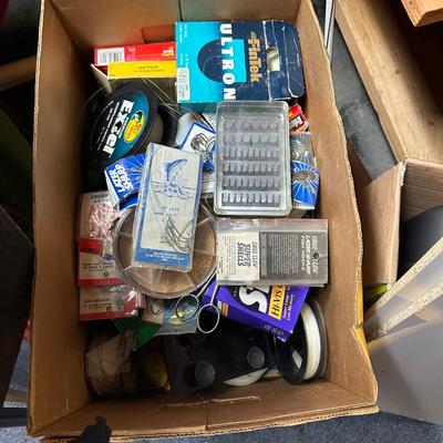 Box of Fishing Supplies