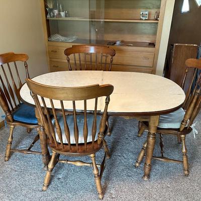 Wooden Table with 4 chairs
