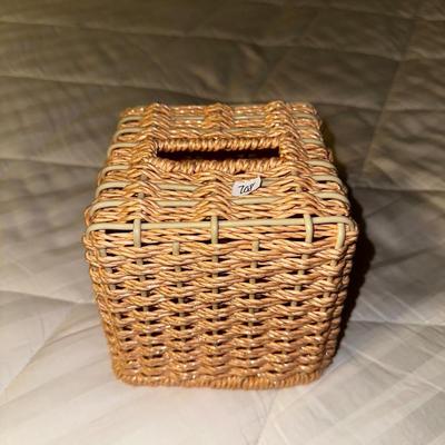 Wicker Tissue Box