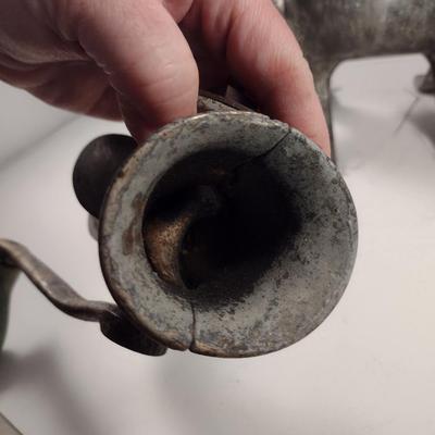 Pair of Vintage Meat Grinders