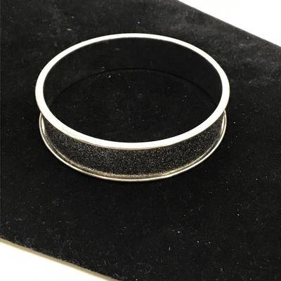 Black shine cuff bracelet
