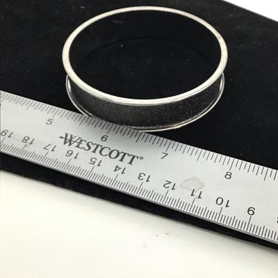 Black shine cuff bracelet