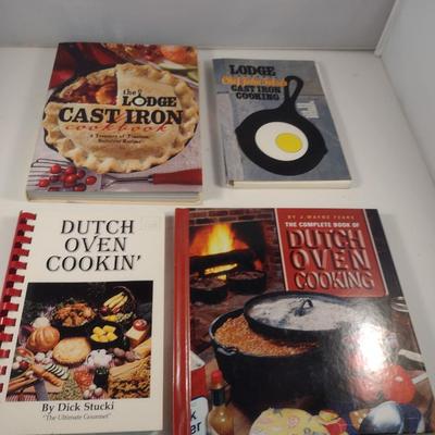 Collection of Books on Cast Iron Cooking