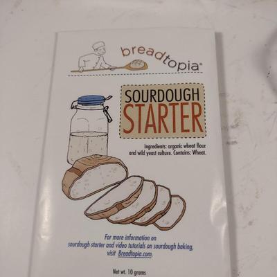 Bread Baking Utensils- Danish Dough Whisks, Lame, and Sourdough Starter