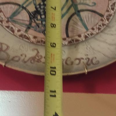 Set of Three French Chef Design Decorative Plates