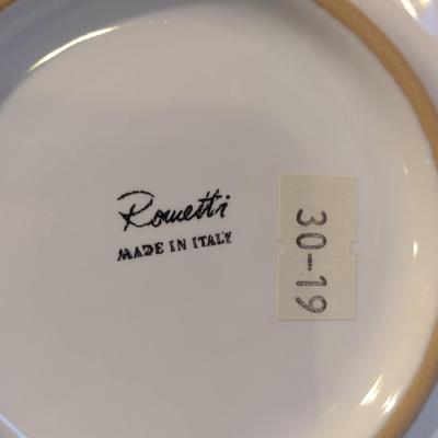 Set of Four Grape Design Decorative Plates