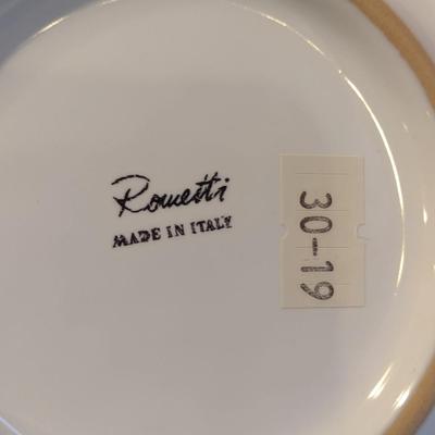 Set of Four Grape Design Decorative Plates