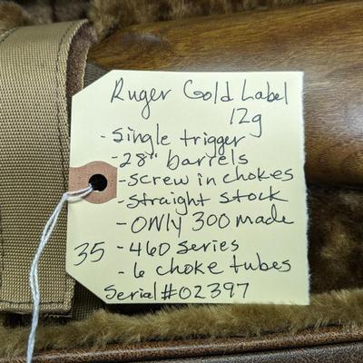 Ruger Gold Label 12g, Only 300 made