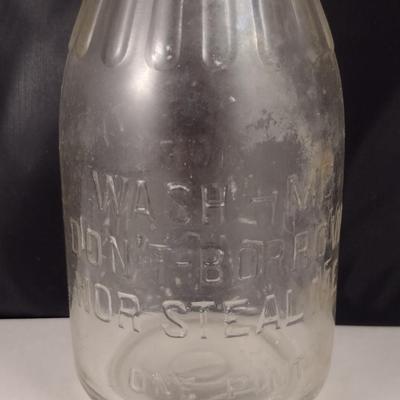 Vintage Biltmore Farms Milk Bottle- One Pint