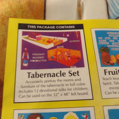 Betty Lukens Inspirational Felt Background Sets for Bible Lessons- Nine Pieces