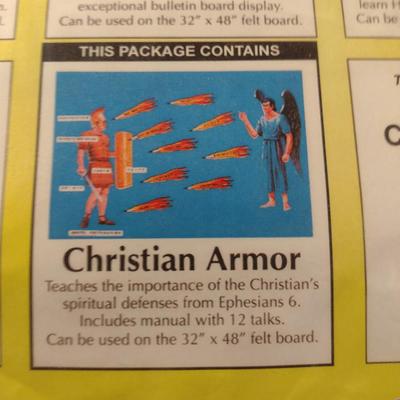 Betty Lukens Inspirational Felt Background Sets for Bible Lessons- Nine Pieces