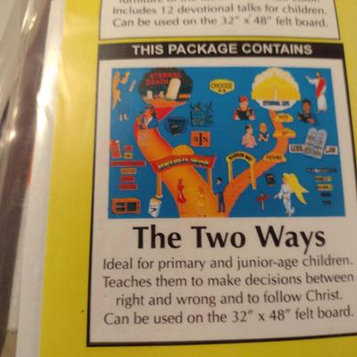 Betty Lukens Inspirational Felt Background Sets for Bible Lessons- Nine Pieces