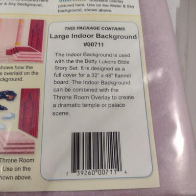 Betty Lukens Inspirational Felt Background Sets for Bible Lessons- Nine Pieces