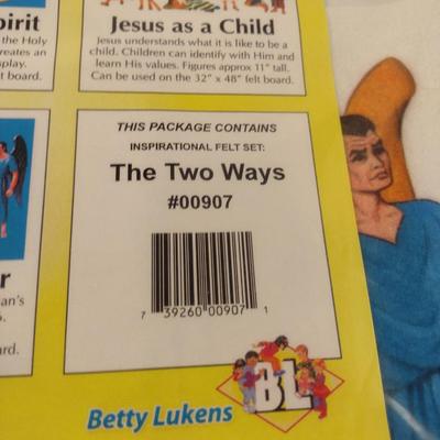 Betty Lukens Inspirational Felt Background Sets for Bible Lessons- Nine Pieces
