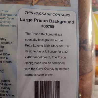 Betty Lukens Inspirational Felt Background Sets for Bible Lessons- Nine Pieces