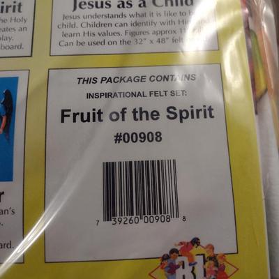 Betty Lukens Inspirational Felt Background Sets for Bible Lessons- Nine Pieces