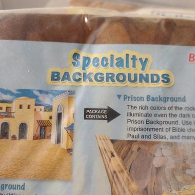 Betty Lukens Inspirational Felt Background Sets for Bible Lessons- Nine Pieces