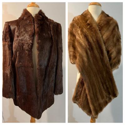 Vintage Mink Lot - Stole & Jacket