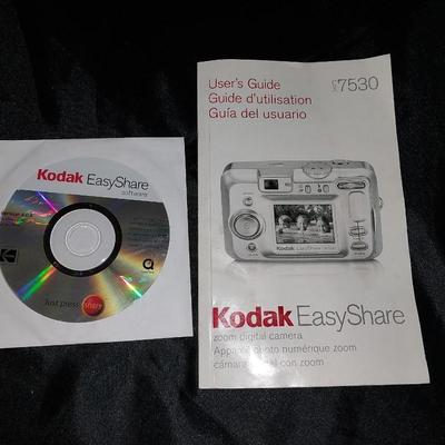 KODAK EASY SHARE DIGITAL CAMERA WITH MANUAL AND INSTALL CD