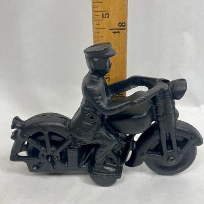 Wrought Iron Motorcycle and Rider
