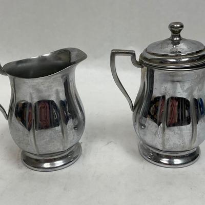 Cream & Sugar Silverplated