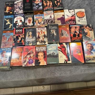 Lot of 30 VHS MOVIE ALL ARE DUAL 2 or more per movie some sealed all excellent