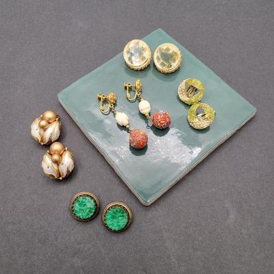 1950-1960's Fashion Clip Earring Hobe & More